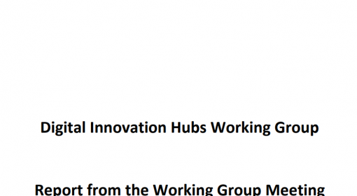 4ª reunião do Grupo de Trabalho de 2018 “Digital Innovation Hubs” promovido pela Comissão Europeia [*]