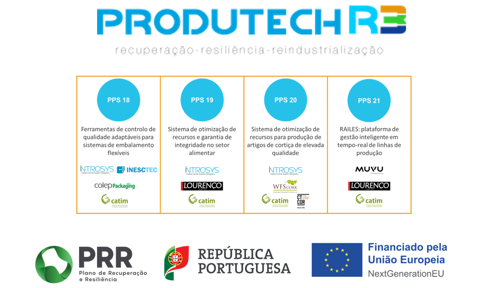 Transformer Project - Quality 4.0 Solutions for the Optimization and Use of Resources in the Packaging, Cork and Food sectors