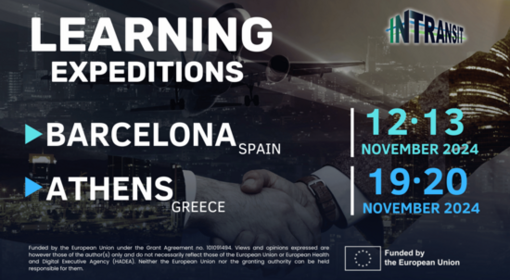 Learning Expeditions to Barcelona and Athens organised by the IN TRANSIT project with 1000€/SME Travel Vouchers