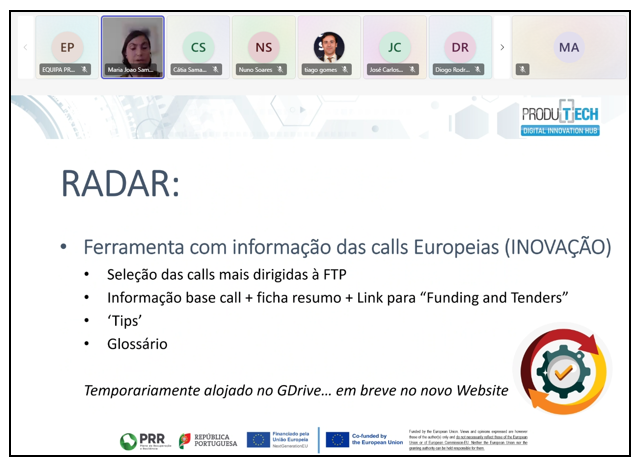 Radar de oportunidades de financiamento Europeu para as Tecnologias de Produção foi apresentado no dia 9 de julho